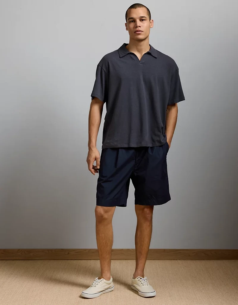 Polo en mélange de lin haut gamme AE77