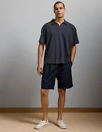 Polo en mélange de lin haut gamme AE77