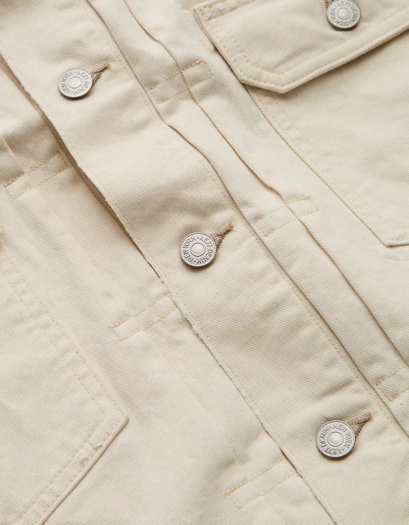 AE77 Premium Slim Fit Denim Trucker Jacket