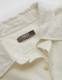 Chemise boutonnée en lin décontracté haut de gamme AE77