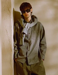 AE77 Premium Relaxed Linen Button-Up Shirt