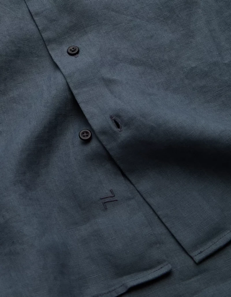 AE77 Premium Relaxed Linen Button-Up Shirt