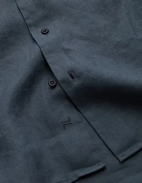 AE77 Premium Relaxed Linen Button-Up Shirt