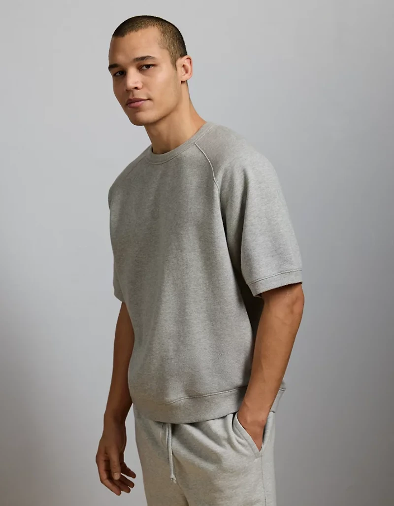 AE77 Premium Short-Sleeve Sweatshirt