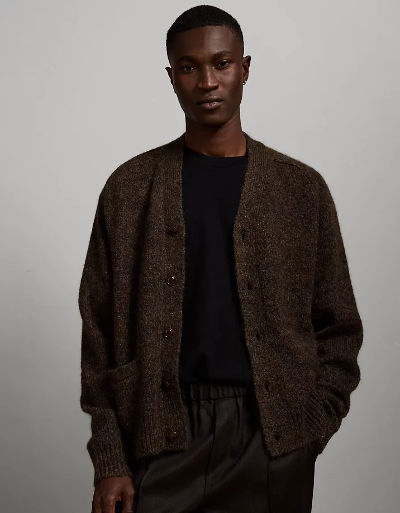 AE77 Premium Fuzzy Cardigan