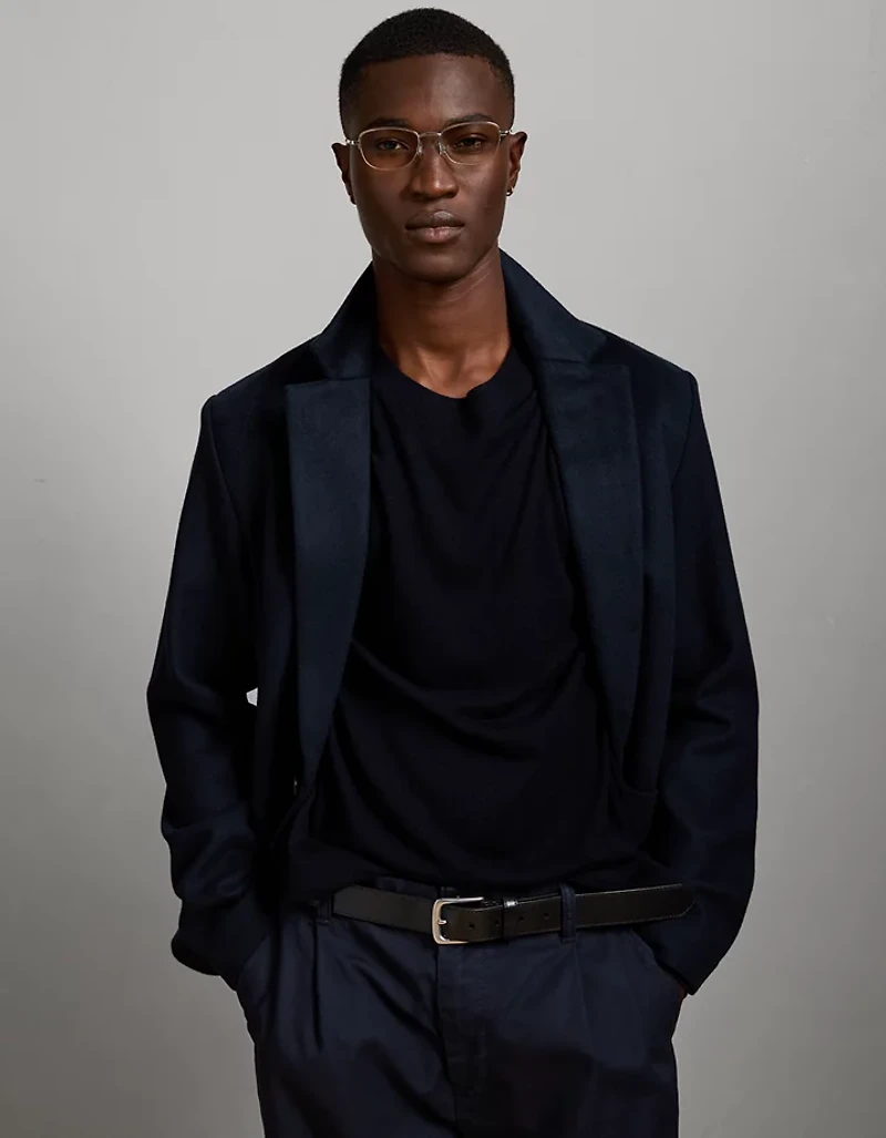 Blazer en mélange de laine haut gamme AE77