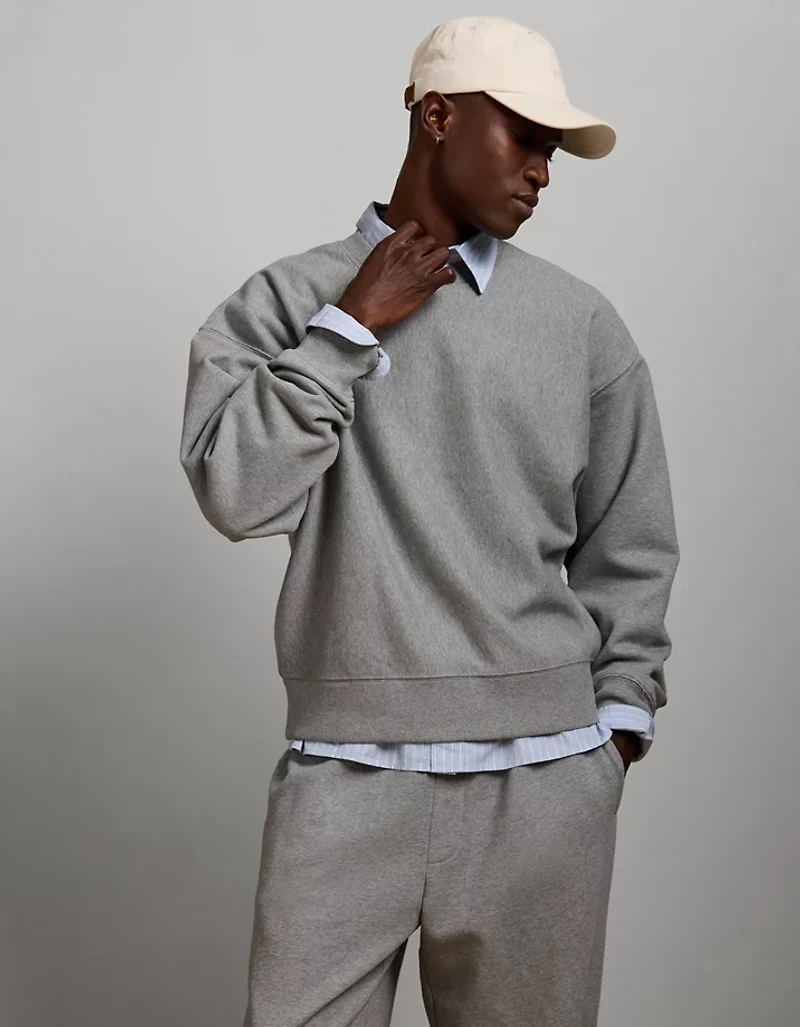 AE77 Premium Oversized Crewneck Sweatshirt