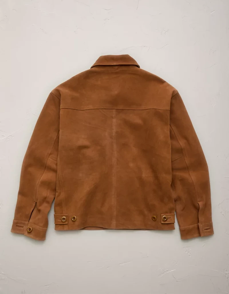 AE77 Suede Trucker Jacket