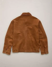 AE77 Suede Trucker Jacket
