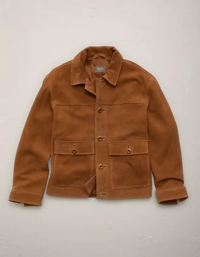 Veste de camionneur en suède AE77