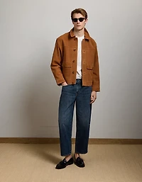 Veste de camionneur en suède AE77