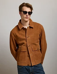 Veste de camionneur en suède AE77