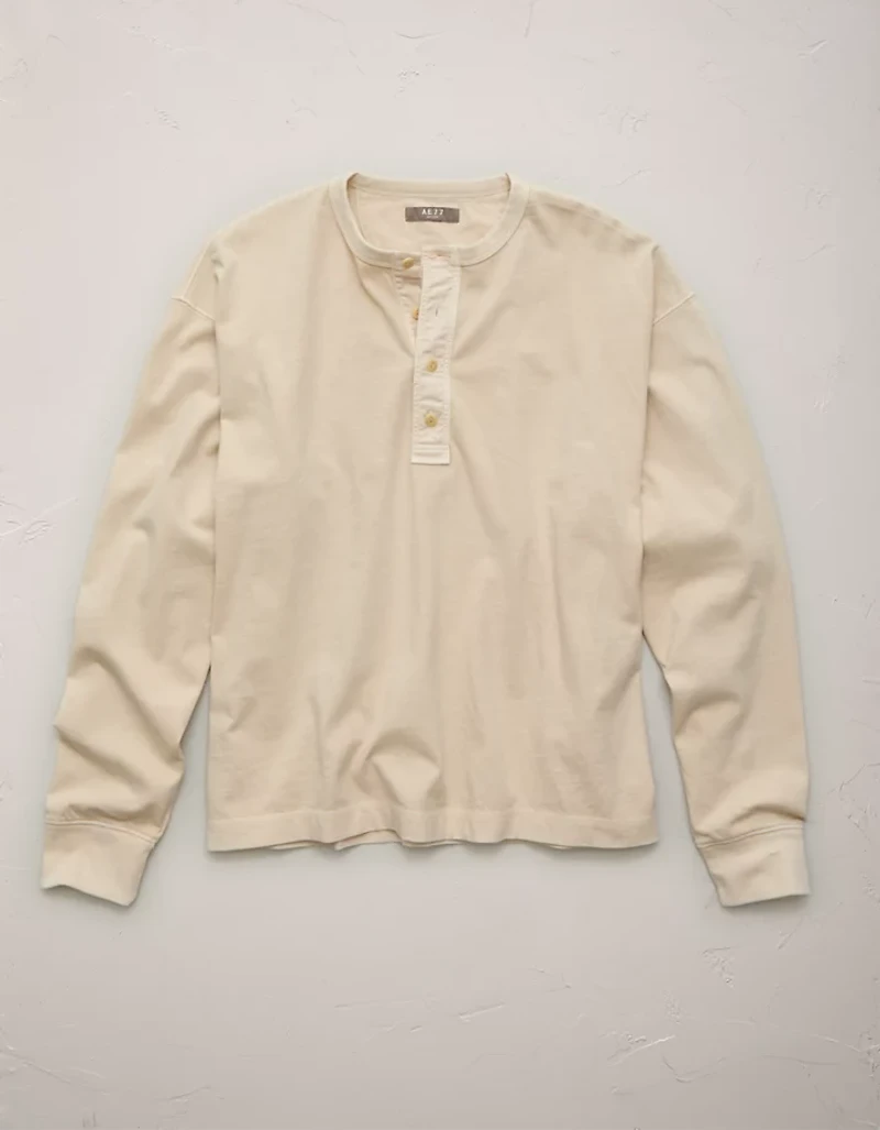 AE77 Long-Sleeve Surplus Henley Shirt