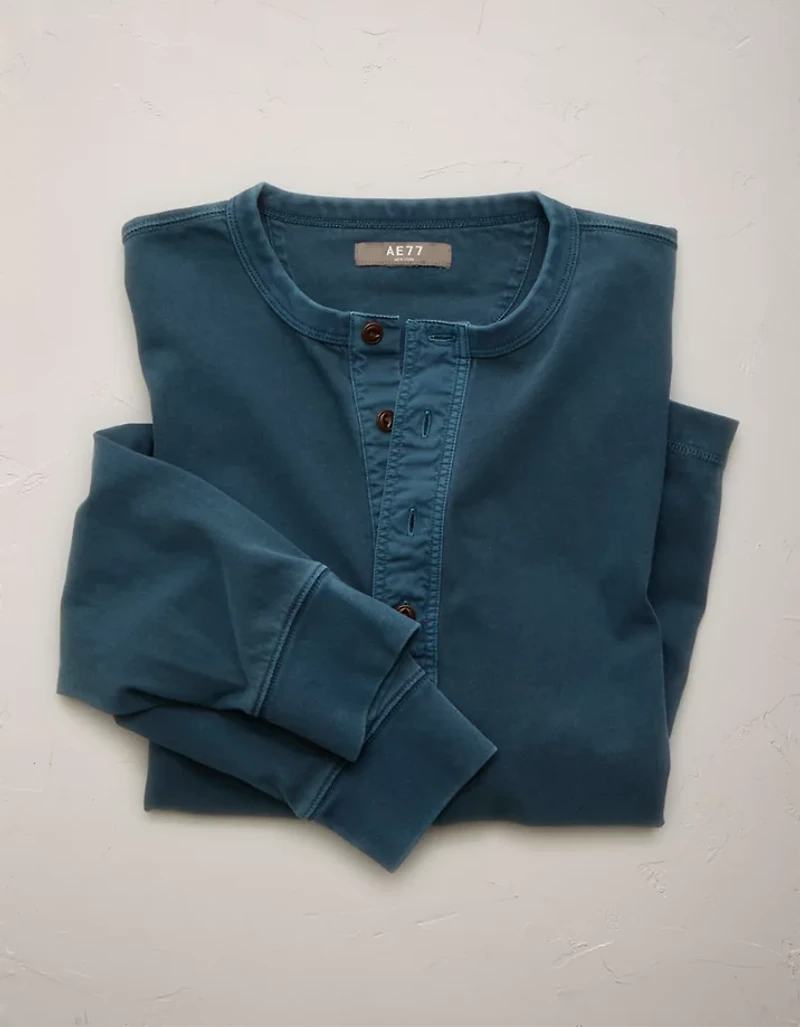 AE77 Long-Sleeve Surplus Henley Shirt