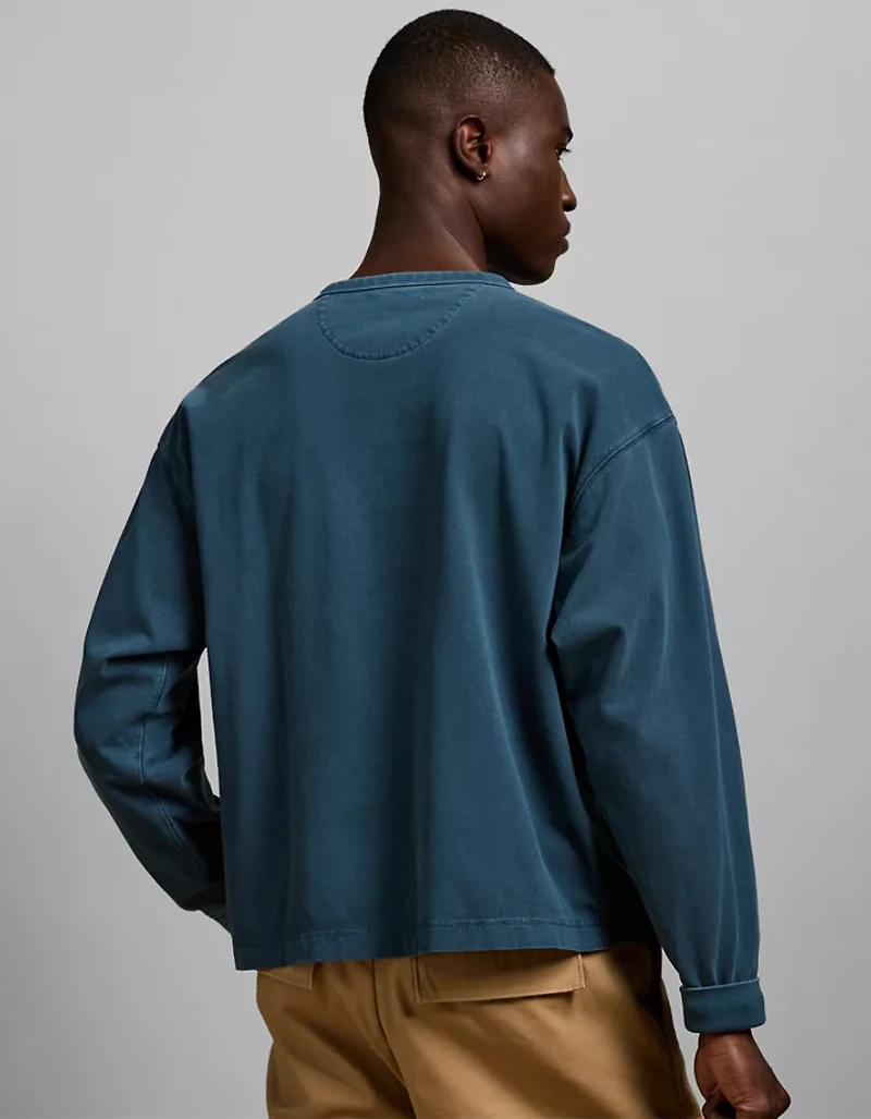 AE77 Long-Sleeve Surplus Henley Shirt