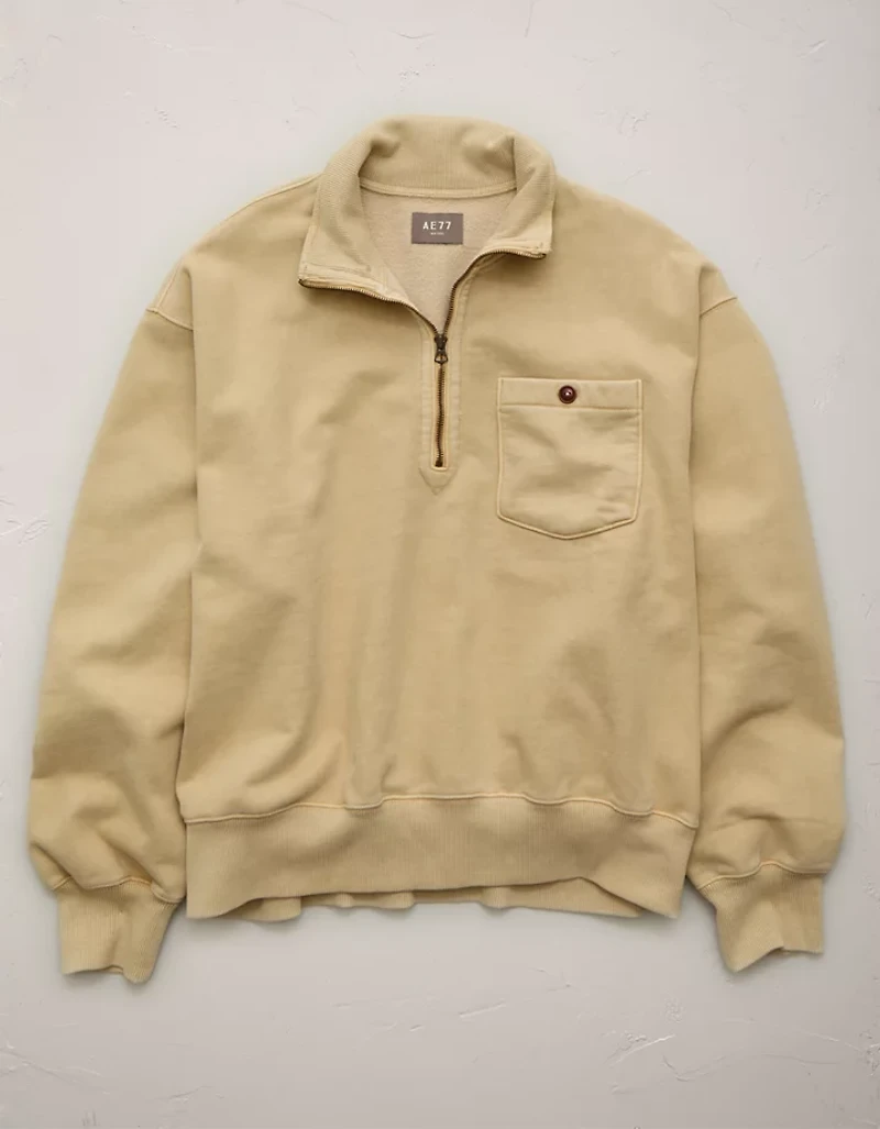 AE77 Quarter-Zip Fleece Sweatshirt