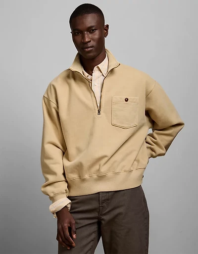 AE77 Quarter-Zip Fleece Sweatshirt