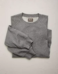 AE77 Garment-Washed Raglan Sweatshirt