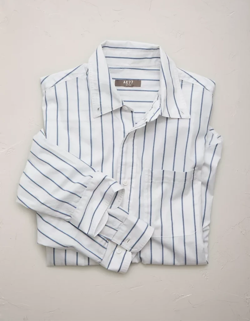 AE77 Poplin Button-Up Shirt