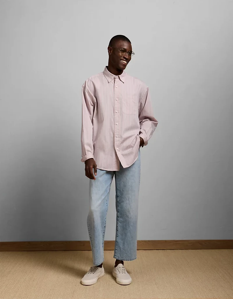 AE77 Poplin Button-Up Shirt