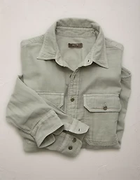 AE77 Cotton Gauze Utility Shirt