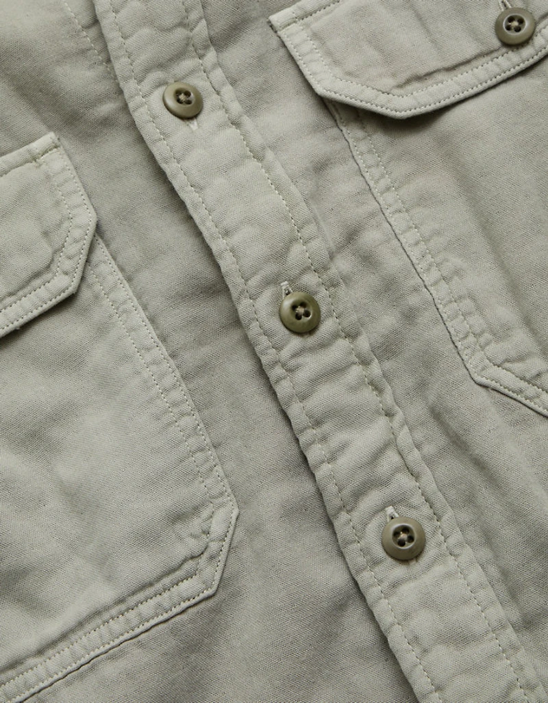 AE77 Cotton Gauze Utility Shirt