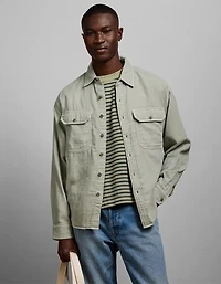 AE77 Cotton Gauze Utility Shirt