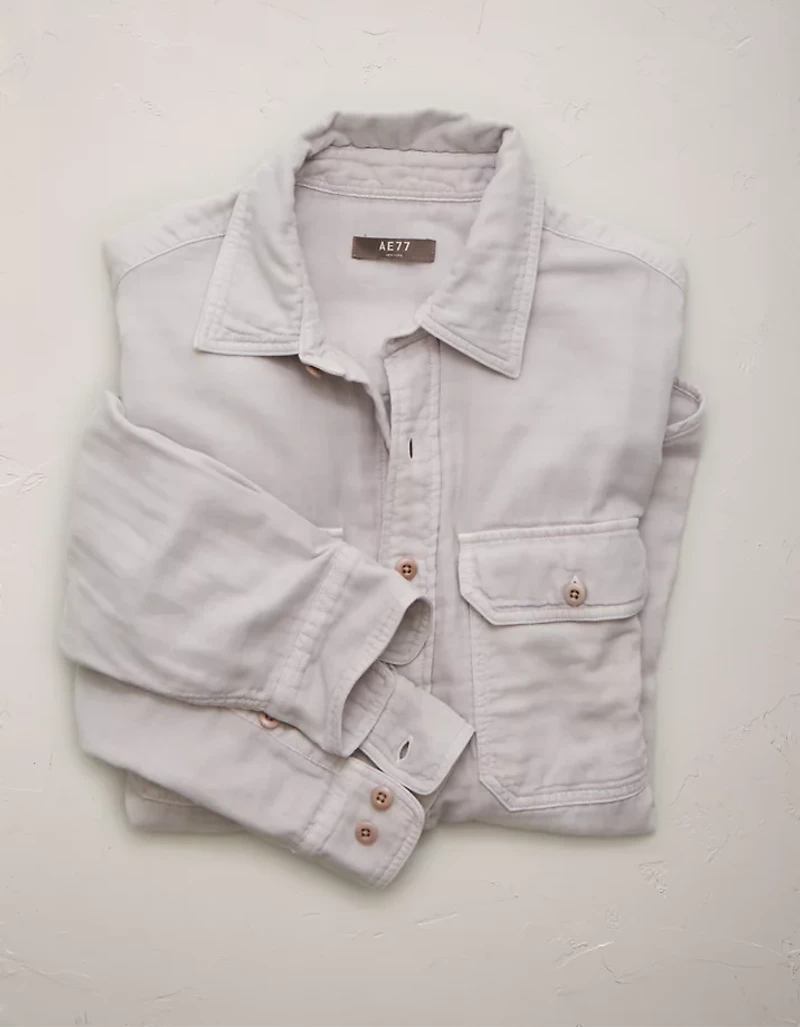 AE77 Cotton Gauze Utility Shirt