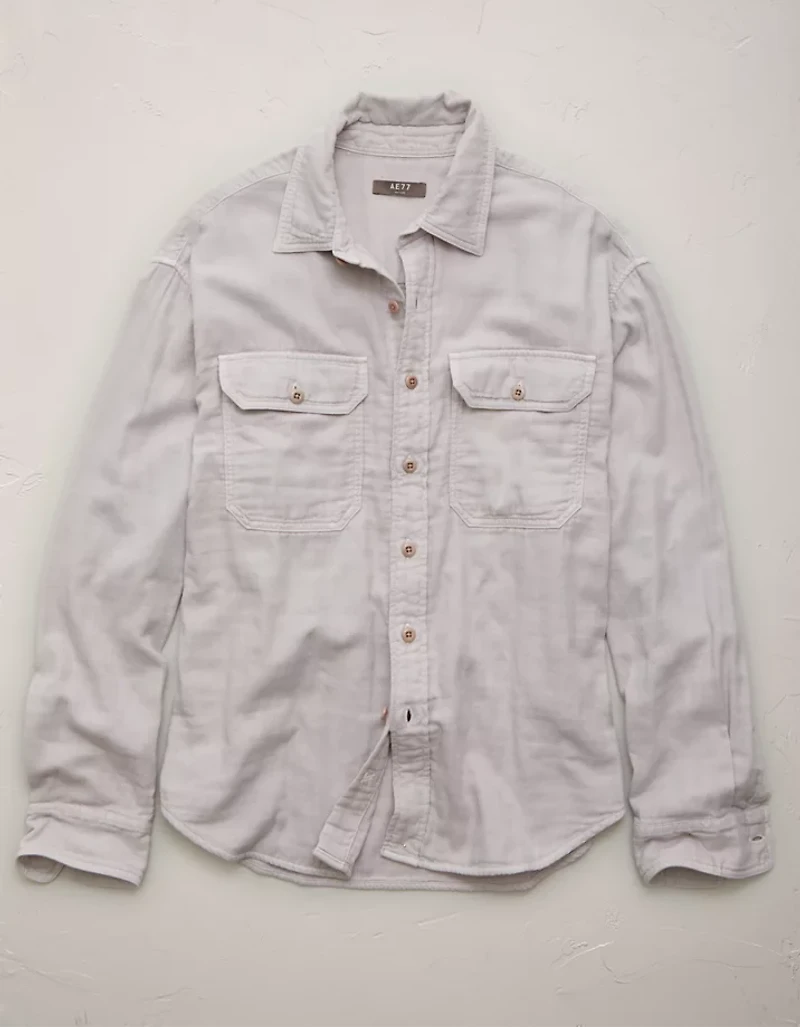 AE77 Cotton Gauze Utility Shirt
