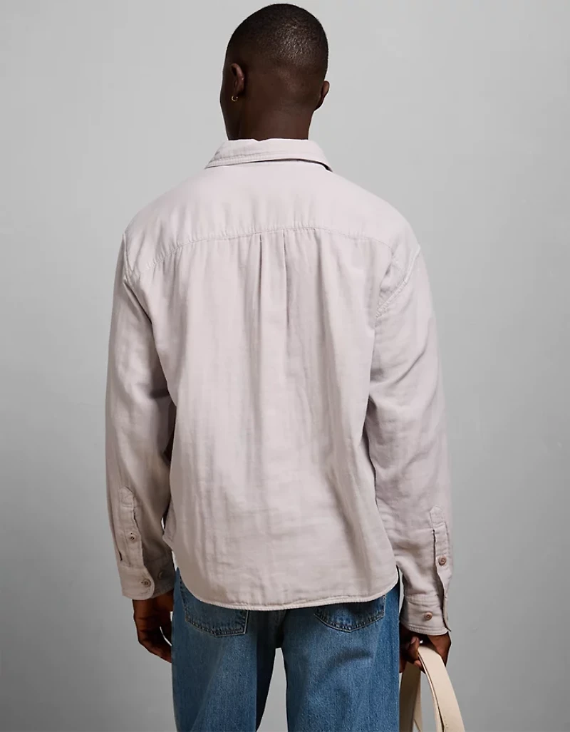 AE77 Cotton Gauze Utility Shirt