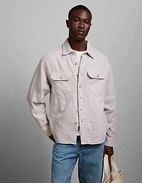 AE77 Cotton Gauze Utility Shirt