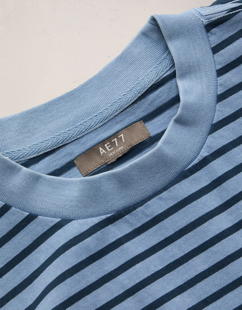 AE77 Overdyed Striped T-Shirt
