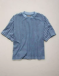 AE77 Overdyed Striped T-Shirt