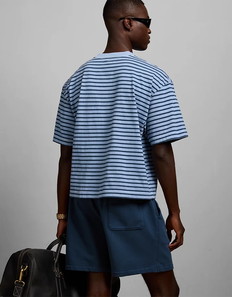 AE77 Overdyed Striped T-Shirt