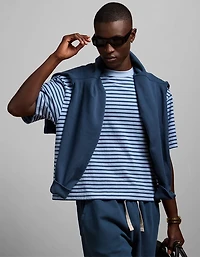 AE77 Overdyed Striped T-Shirt