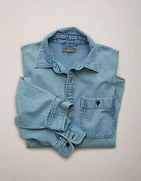 AE77 Long-Sleeve Chambray Shirt