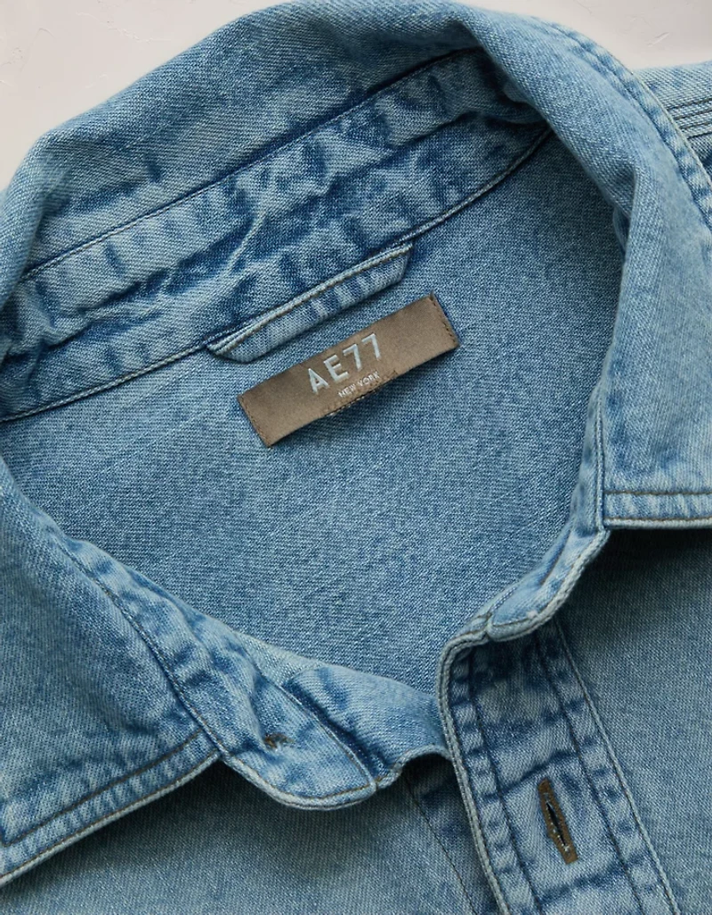 AE77 Long-Sleeve Chambray Shirt