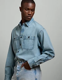 AE77 Long-Sleeve Chambray Shirt