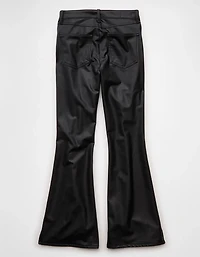 AE Super High-Waisted Leather Flare Pant