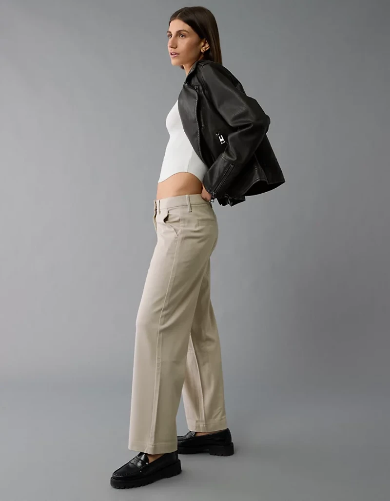 AE Stretch High-Waisted Stovepipe Ankle Trouser