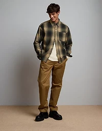 Pantalon en sergé de coton haut gamme AE77