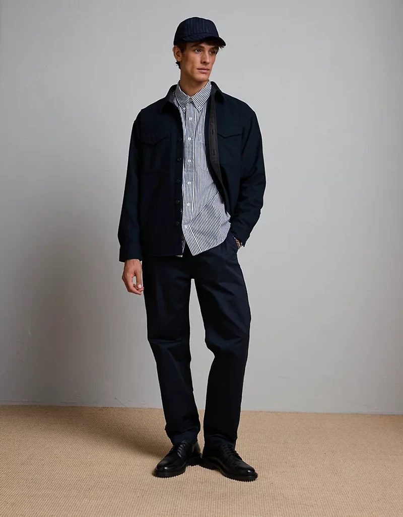 Pantalon en sergé de coton haut gamme AE77