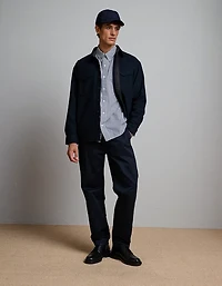 Pantalon en sergé de coton haut gamme AE77