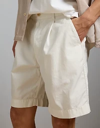 Short en mélange de coton et chanvre haut gamme AE77