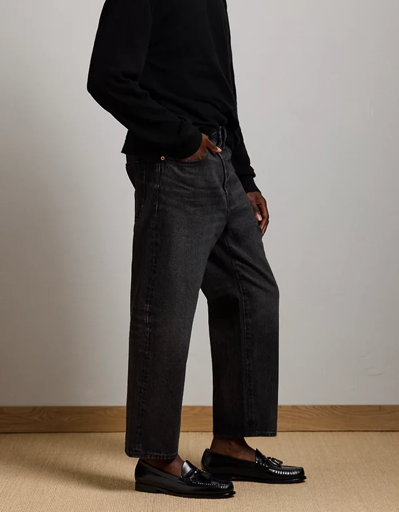 AE77 Loose Ankle Jean