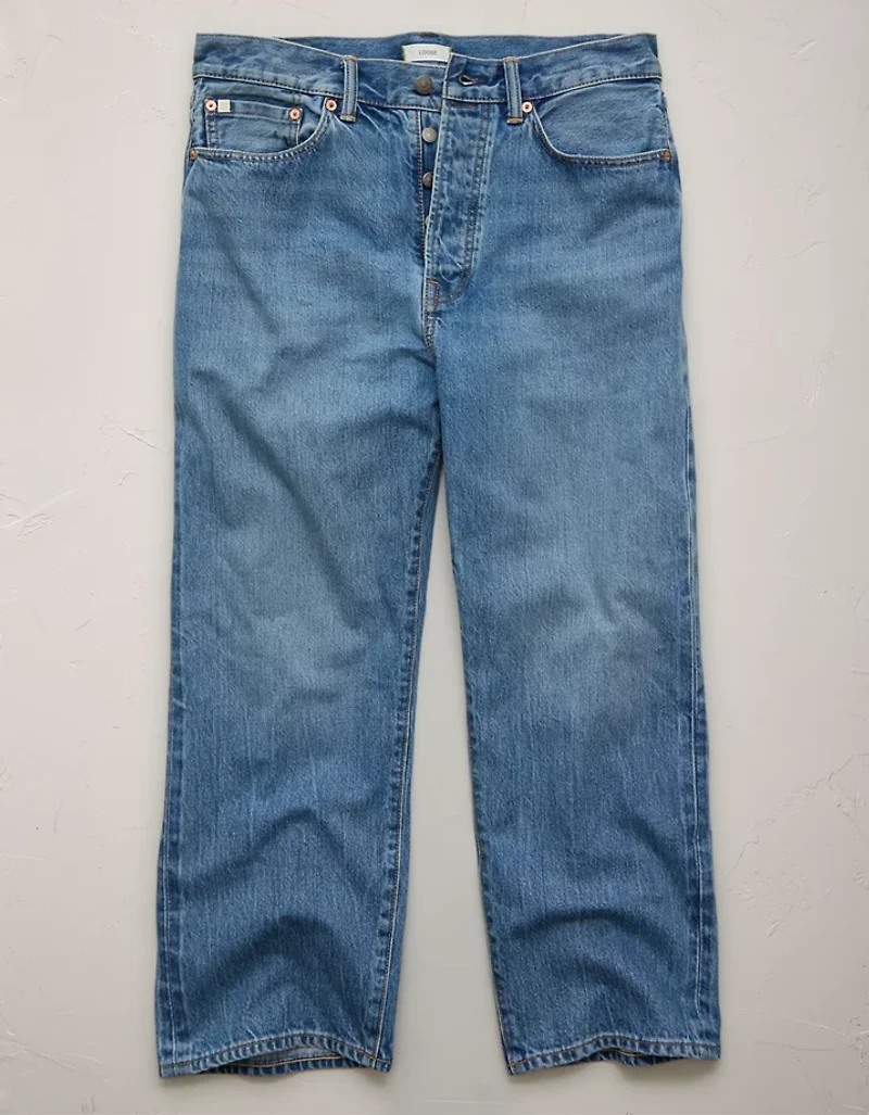 AE77 Loose Ankle Jean