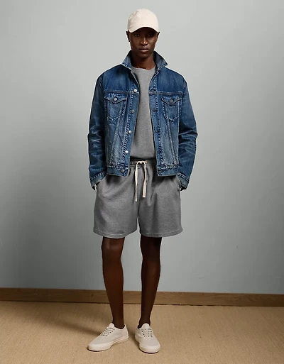 AE77 French Terry Deck Short