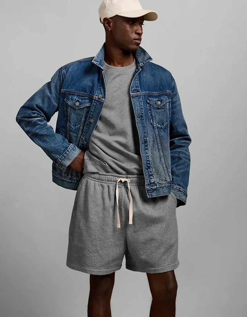 AE77 French Terry Deck Short