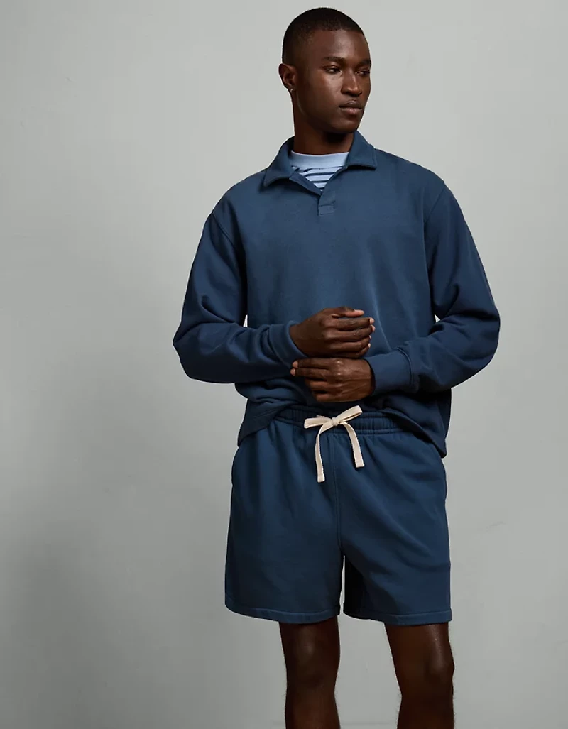 AE77 French Terry Deck Short