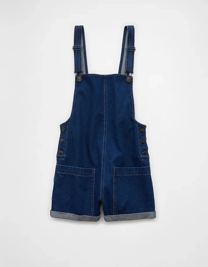 AE Easy Baggy Denim Short Overall